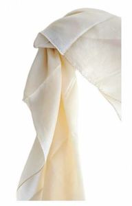 High Quality Cream Solid Pure Silk <b>Square</b> <b>Scarf</b> Silk Hair <b>Scarf</b> 100x100 cm Private Label Collections At Best Price - Product Image 2