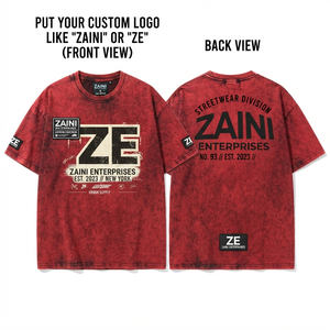Heavy Cotton Men T Shirt Washed Oversized Soft Feel Custom Screen Print Embroidery Logo OEM Anti-Wrinkle Eco-Friendly Breathable - Product Image 1