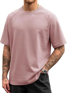 เสื้อยืดโอเวอร์ไซส์ผ้าฝ้ายแท้ 100% น้ำหนัก 220 กรัม พิมพ์ลายตามสั่งที่ไหล่ สไตล์ฮิปฮอป ไซส์พลัส ผ้าฝ้ายแท้ 100% ทรงบ็อกซี่ สำหรับผู้ชาย - Product Image 1
