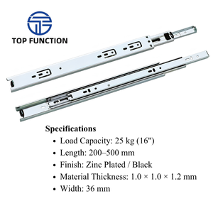 รางเลื่อนแบบยืดได้เต็มที่ 36 มม. - Product Image 2
