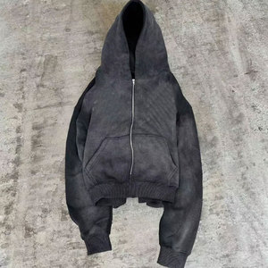 เสื้อฮู้ดปักลายตัวอักษรสไตล์วินเทจสำหรับผู้ชาย แฟชั่นฮาราจูกุ โกธิค Y2K ชุดเซ็ตแทรคสูทลำลองทรงหลวมสำหรับผู้ชาย - Product Image 5