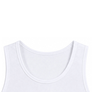 Débardeur sans manches blanc pour homme AMDAA ENTERPRISES AE-MTT-001, col rond, respirant, séchage rapide, tricoté, couleur unie, décontracté, 100% coton - Product Image 4