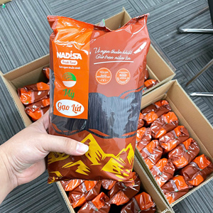 Nouilles de riz brun séchées de qualité supérieure en sachet, durée de conservation de 24 mois, haute résilience et texture non molle, 100% pur et propre, Nadisa - Product Image 2