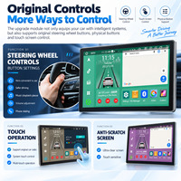 Autoradio 13 pouces à écran tactile Android Lecteur multimédia de voiture Écran rotatif Carplay 2k Qled TS18 Autoradios Lecteur