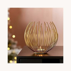Porte-bougie en métal de luxe au design élégant et moderne, personnalisé, décoration élégante pour la maison, nouvelle arrivée, décoration de mariage - Product Image 1