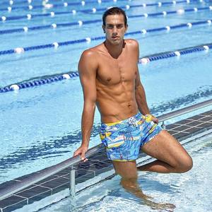 <b>Men</b> Swim Shorts Quick Dry Beach Swim <b>Trunks</b> Printed Swimming Shorts Custom Logo OEM ODM Wholesale USA - Product Image 3