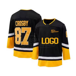 Jersey de hockey sobre hielo de ajuste estándar, color sólido, para práctica, para jugadores de clubes y ligas, jersey de hockey ce. - Product Image 6