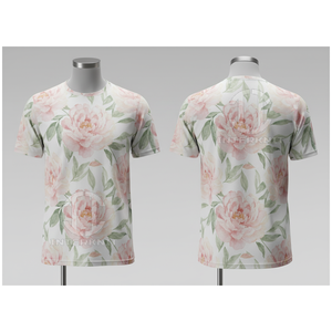 Camiseta de Manga Corta con Estampado de Grafiti para Hombre, Cuello Redondo, Corte Regular, Estilo Urbano, Tejido de Punto, 100% Algodón, Transpirable, 180g, Transferencia Térmica - Product Image 4