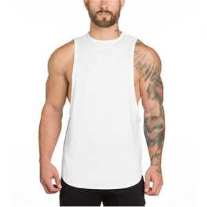 Camisetas sin Mangas Personalizadas con Logotipo, 210 GSM, para Hombre, Transpirables, Tejidas, para Gimnasio, Entrenamiento al Aire Libre, Bordado a Máquina - Product Image 5