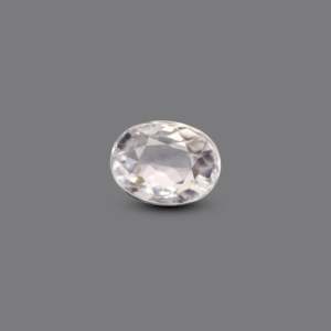 5.4 Carat Premium White Zircon Loose Gemstone for Fine Jewelry - Product Image 1