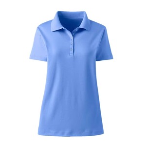 Camiseta Polo para Mujer al por Mayor, de Alta Calidad, Algodón, Casual, Transpirable, Manga Corta, Jersey, Diseño a Cuadros 3D, Tallas Grandes, Nuevo Estilo, Logotipo Personalizado - Product Image 3