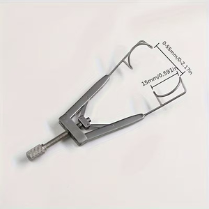 Écarteur de paupières, instrument ophtalmique réglable à vis pour les procédures de double paupière et de canthoplastie - Product Image 4