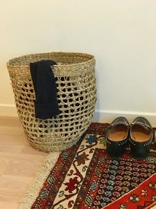 Viettrustic New Design Seagrass Eco-Friendly Rustic Multifunctional Laundry <b>Basket</b> Handmade Natural Fiber Ninh Binh Home Storage - Product Image 2