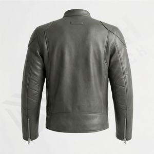 Veste de moto en cuir véritable pour homme de qualité supérieure, nouvelle arrivée, vestes de moto d'hiver, protections amovibles, personnalisables - Product Image 2