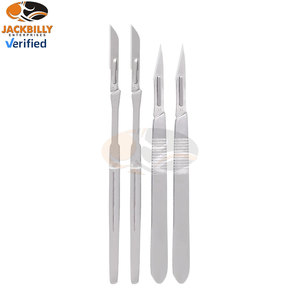 ใบมีดผ่าตัด ใบมีดผ่าตัดแบบปลอดเชื้อ สแตนเลสสตีล สำหรับการผ่าตัดทั่วไป ใบมีดคุณภาพสูงสำหรับห้องปฏิบัติการ มีดสำหรับห้องปฏิบัติการ - Product Image 5