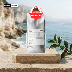 Café au lait tropical Paradise Reserve Milano Excelsa torréfaction foncée en sachet - Product Image 1