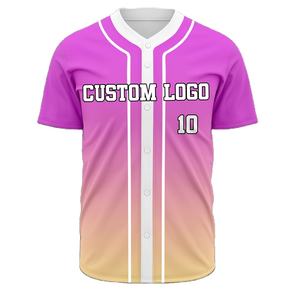 Diseño Gratuito, Secado Rápido, Sublimación en Equipo, Jersey de Béisbol Personalizado con Impresión, Ropa Deportiva, Uniforme de Equipo, Impresión de Ropa de Béisbol - Product Image 3
