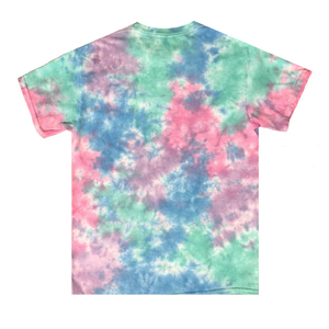T-shirt Tie Dye Spirale 100% Coton Logo Personnalisé Oversize Streetwear Décontracté Unisexe Été Vente en Gros - Product Image 1