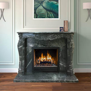 Top Notch Quality Eco-Friendly Luxury Marble <b>Fireplace</b> Mantel Surround with Art Deco Design for Home Villa Indoor Use - Product Image 1