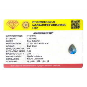 Premium 19.25 Ct Oval Cut Labradorite Loose Gemstone for Fine Jewelry - Product Image 4