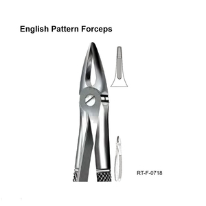 Pinzas de Extracción Dentales Ergonómicas de Acero Inoxidable con Patrón en Inglés, Certificadas por CE por Roboz Tech Pakistán - Product Image 2
