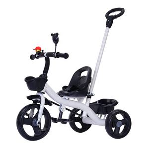 China Dreirad Fabrik verkauft bestes Modell günstigen Preis <span class=keywords><strong>2</strong></span> in 1 multifunktion alen Kinderwagen Baby Dreirad mit sicherem Sicherheits gurt - Product Image 4