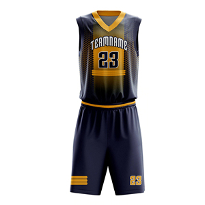 Ensembles d'uniformes de basketball unisexes 100 % polyester personnalisables, vêtements de sport respirants à séchage rapide 100 % polyester - Product Image 6