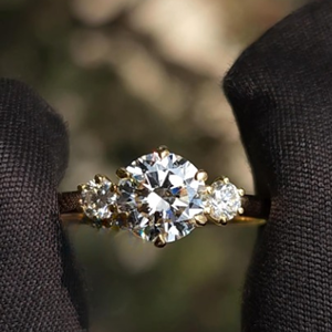 Elegante Anillo de Compromiso con Diamante Cultivado en Laboratorio de 1.50 Quilates, Certificado por IGI, Oro de 14K, Joyería Fina para Propuesta de Matrimonio - Product Image 1