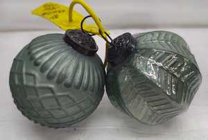Velvet Christmas Balls 3.15 in <b>Large</b> Velvet Christmas <b>Ornaments</b> Balls Plastic Shatterproof Flocked <b>Ornaments</b> for Xmas Tree - Product Image 2
