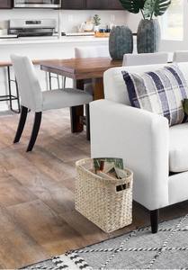 Cestas de Almacenamiento Rústicas de Jacinto de Agua de Alta Calidad con Asas, Organizador Multifuncional Ecológico para Hogar, Oficina, Dormitorio y Sala de Estar - Product Image 6