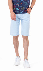 Fashionable Custom <b>Men's</b> Denim Shorts 100% Cotton High Street Style <b>Elastic</b> <b>Waist</b> Quick Dry Breathable Eco-Friendly Summer Made - Product Image 5