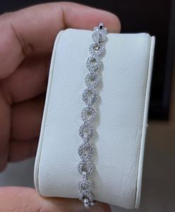 <b>Infinity</b> Moissanite <b>Bracelet</b> 925 Sterling Silver VVS1 D Color Luxury Tennis <b>Bracelet</b> for Her and Him Elegant Fine Jewelry Gift - Product Image 3