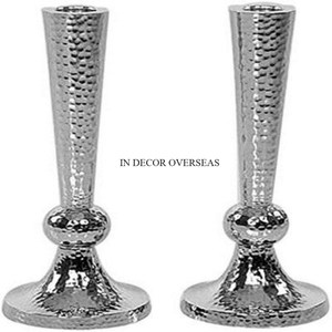 Modern Cone Candle Stand With Brass <b>Top</b> Gray Textured Base Home Decor Wedding And Parties Lightning Table Centerpiece Supplies - Product Image 5