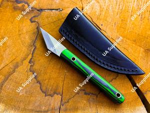 Cuchillo Kiridashi Miniatura OEM ODM de UA Supplies, Cuchillo de Hoja Fija de Acero Inoxidable con Mango de Madera, Afilado como una Navaja, 6 Pulgadas - Product Image 4