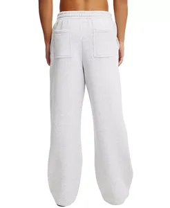 Pantalones Deportivos Casuales para Hombre, Cintura Media, Corte Holgado, Pierna Recta, Cierre con Cordón, Algodón/Poliéster, Peso Medio, Cómodos y Holgados - Product Image 6