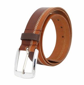 Ceinture en cuir personnalisable avec boucle ardillon, fabrication de ceintures en cuir avec boucle ardillon en alliage, ceinture en cuir unisexe de couleur unie, ceinture en cuir classique pour robe - Product Image 4