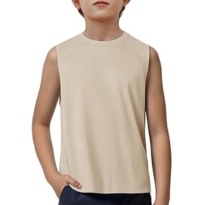 Custom Made Tank Top Kids <b>Vest</b> Singlets Toddler Summer Child Kids Tank Top Sleeveless Cotton Made Breathable - Product Image 1