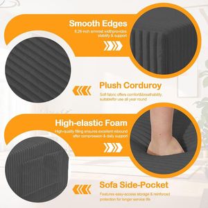 Convertible Foldable Floor <b>Sofa</b> <b>Bed</b> with 2 Pillows, Boneless Upholstered <b>Sofa</b> for Apartment, Living Room & Guest Room - Product Image 5