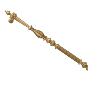 Manija de Puerta Moderna de Latón Sólido Augustus |   Manija de Puerta de Entrada de Latón Antiguo de Lujo para Uso en Hoteles |   Duradero para Exteriores de 42 Pulgadas - Product Image 5