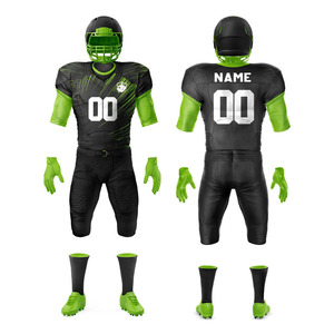 Uniforme de Fútbol Americano Deportivo de Moda, Ligero, de Poliéster, del Mejor Proveedor, Nuevo Diseño, Altamente Profesional, Tallas Personalizadas - Product Image 3