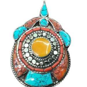 Colgante y Amuleto de Corazón en Aleación de Cobre Plateado, Estilo Hiphop Tradicional, Unisex - Product Image 6