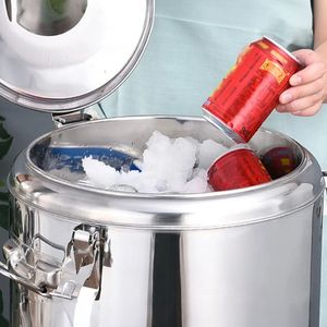 30L Stainless Steel <b>Drink</b> Dispenser Durable Thermal Container for Hot or Cold Beverages Tea Coffee Juice or Water - Product Image 3