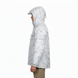 Custom OEM White Digital <b>Camo</b> Hunting <b>Jacket</b> Breathable Waterproof Shell Multi Pocket Tactical Field Coat for Winter Hunting - Product Image 4