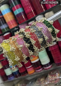 Bracelets en verre plaqué argent colorés et tendance pour femmes – Empilables, écologiques et personnalisables – Bijoux de poignet quotidiens - Product Image 3