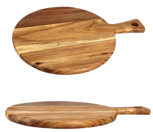 Planche à découper écologique en bois | Couteau de cuisine en bois personnalisé avec logo artisanal - Product Image 3