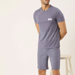 เสื้อยืดและกางเกงขาสั้นชุดเซ็ตผู้ชาย คอลเลคชั่นใหม่ปี 2026 ขายส่ง เสื้อผ้าลำลองฤดูร้อน คุณภาพสูง ผ้าฝ้าย 100% ระบายอากาศได้ดี ผลิตในประเทศปากีสถาน - Product Image 3