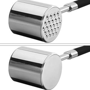 Maillet attendrisseur de viande double face en acier inoxydable de qualité commerciale, marteau à viande robuste, outil de cuisine durable - Product Image 6