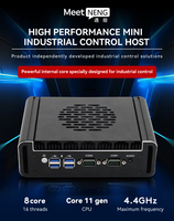 Mini PC Industrial Integrado Sin Ventilador con Carcasa de Aleación de Aluminio Resistente para Operación Continua 24/7, Entrada de CC de 12-36 V, en Stock en Guangdong