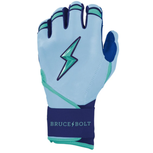 Custom Logo Design Premium Split Leather Durable Lightweight Baseball Batting Gloves <b>Snap</b> Closure Professional Bruce Bolt - Product Image 5