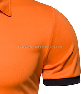 Camiseta Polo Deportiva para Hombre, Manga Corta, Corte Ajustado, Transpirable, Estilo Casual, Básica, Lisa - Product Image 4
